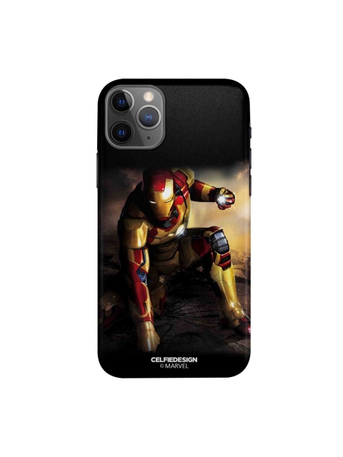 

CelfieDesign Black & Gold-Coloured Mark 42 iPhone 11 Pro Slim Back Case