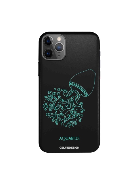 

CelfieDesign Black & Green Aquarius iPhone 11 Pro Back Case