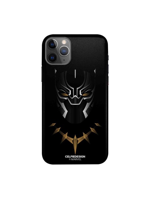 

CelfieDesign Black & Brown Minimalistic Black Panther iPhone 11 Pro Back Case