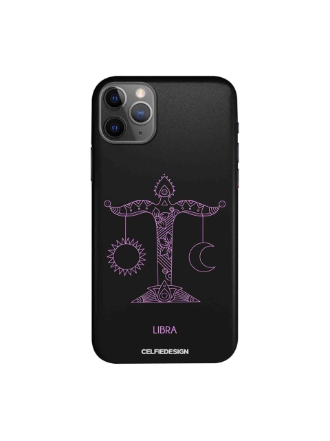 

CelfieDesign Black & Purple Libra iPhone 11 Pro Back Case