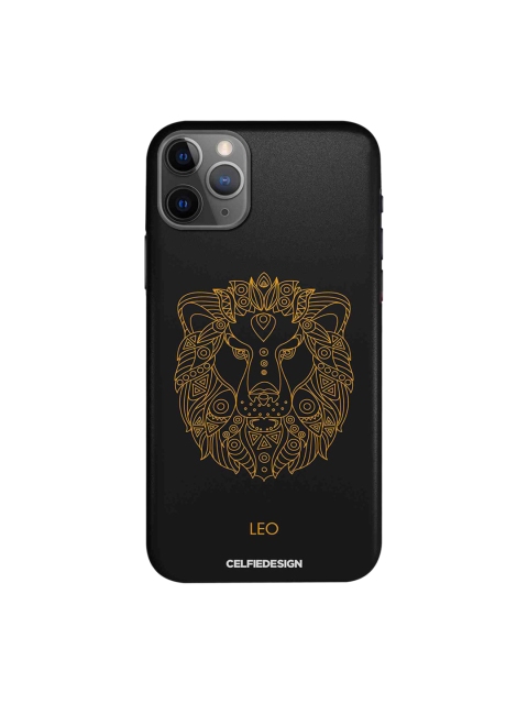 

CelfieDesign Black & Yellow Leo iPhone 11 Pro Back Case
