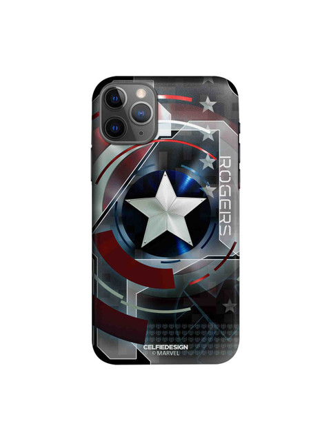 

CelfieDesign Multi-Coloured Cap Am Rogers iPhone 11 Pro Back Case