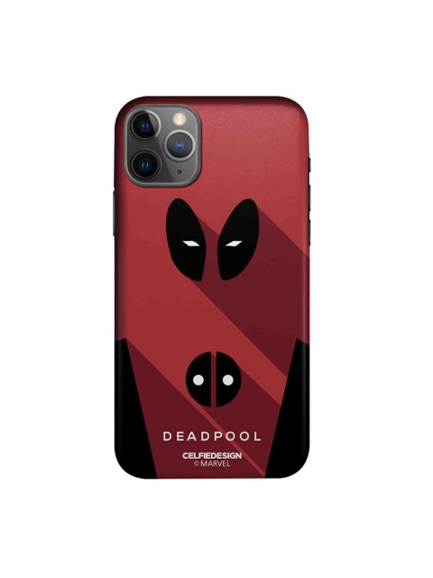

CelfieDesign Red & Black Minimalistic Deadpool iphone 11 Pro Slim Back Case