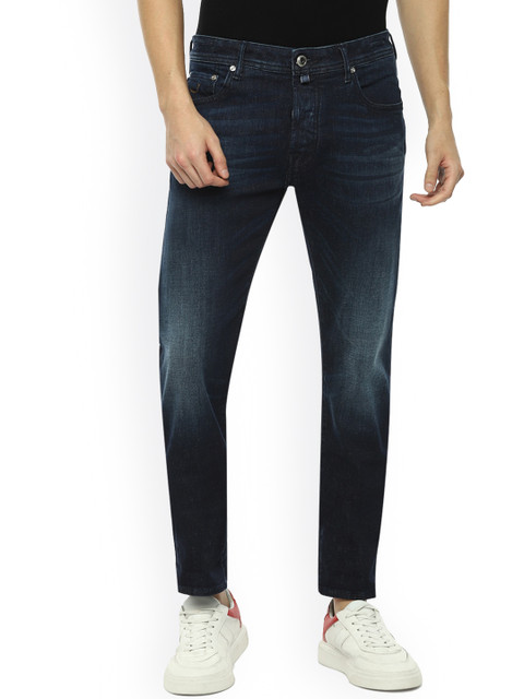 

Jacob Cohen Men Blue Light Fade Washed Jeans