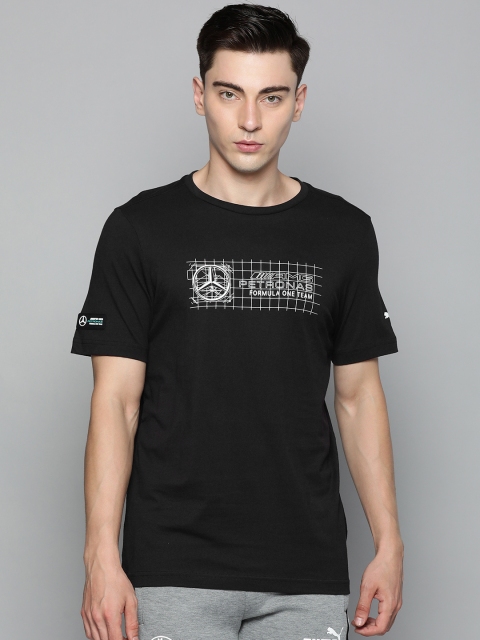 

PUMA Motorsport Men Black & White Mercedes F1 Logo T-shirt