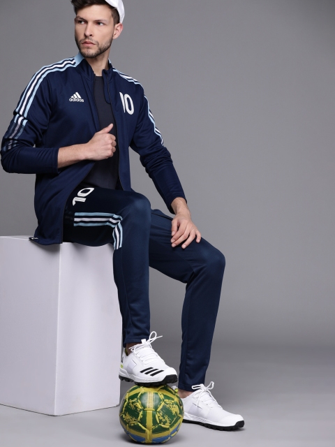 

ADIDAS Men Navy Blue Messi Football Sustainable Track Pants