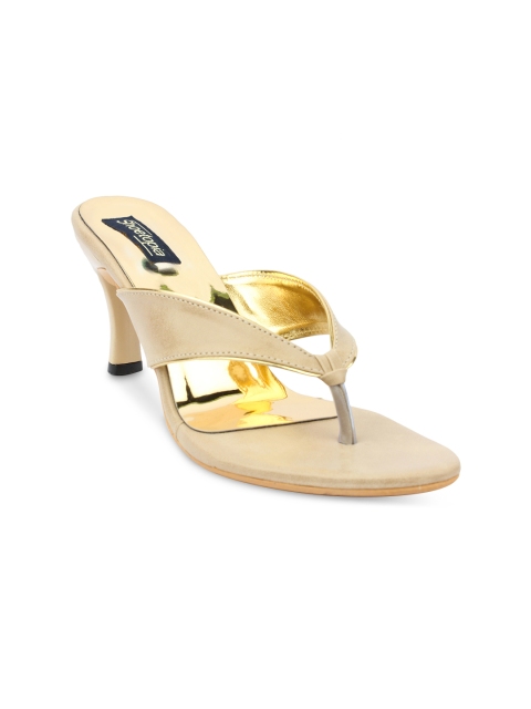 

Shoetopia Women Cream-Coloured Solid Heels