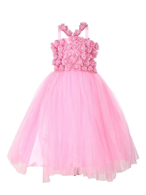 

Samsara Couture Pink Embellished Net Dress