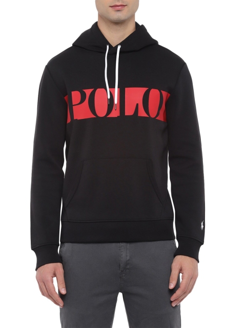 

Polo Ralph Lauren Men Black Printed Long Sleeves Pullover Sweatshirt