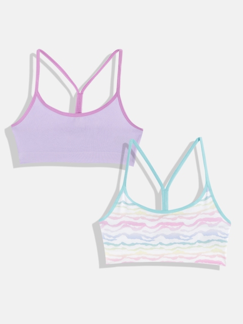 

Marks & Spencer Girls Pack of 2 Beginners Bra, Lavender