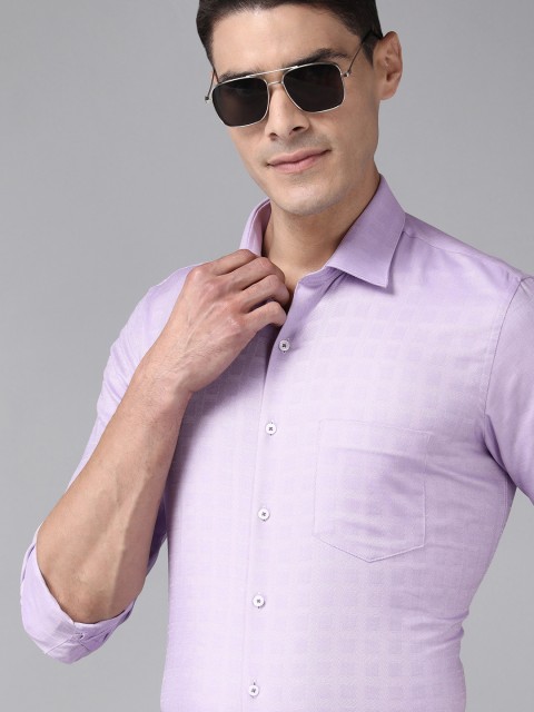 

Van Heusen Men Purple Solid Slim Fit Formal Shirt