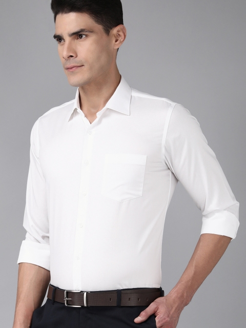 

Van Heusen Men White Pure Cotton Slim Fit Formal Shirt