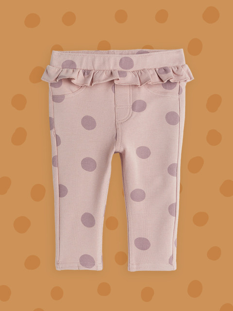 

H&M Girls Pink Printed Jeggings