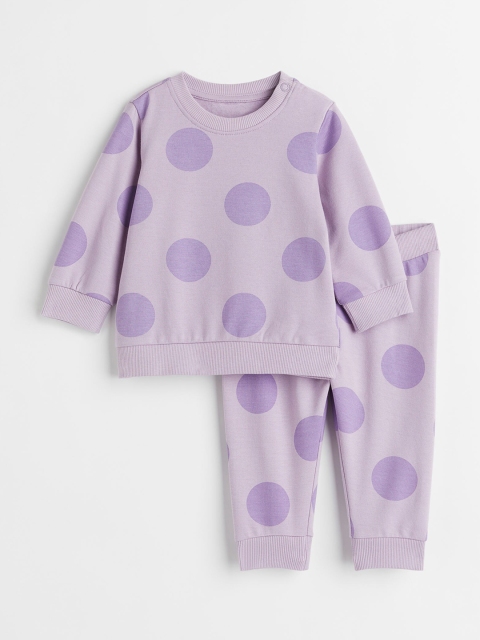 

H&M Girls Purple 2 Piece Set