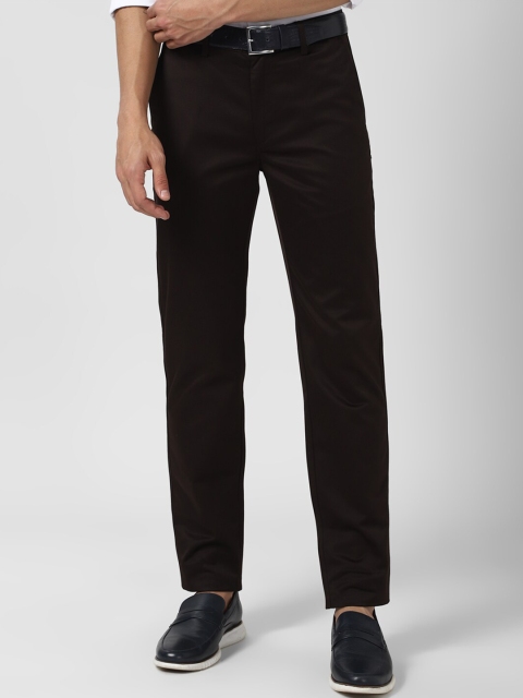 

Peter England Casuals Men Black Slim Fit Trousers