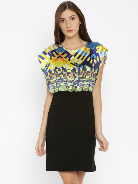

AND Women Multicoloured Printed Blouson Dress, Multi