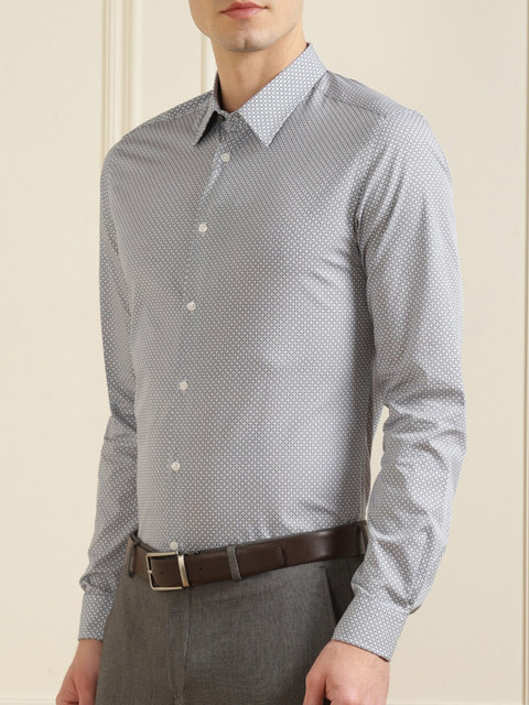

Ted Baker Men Blue Printed Casual Shirt