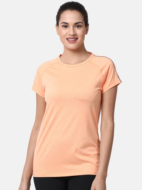 

Enamor Women Orange Antimicrobial Outdoor T-shirt