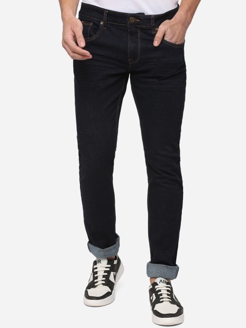 

Greenfibre Men Navy Blue Narrow Slim Fit Stretchable Jeans