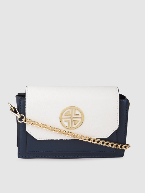 

Carlton London Navy Blue Shopper Sling Bag