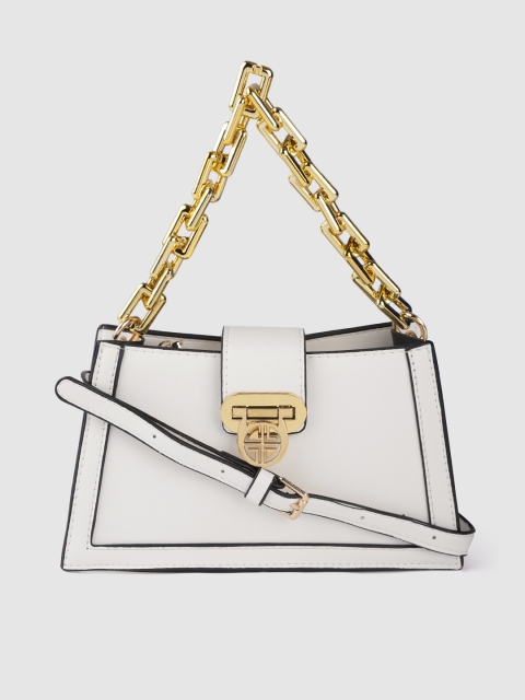 

Carlton London White Shopper Shoulder Bag