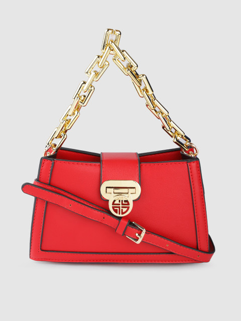 

Carlton London Red Shopper Shoulder Bag