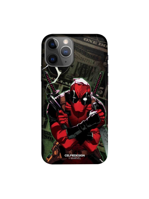 

CelfieDesign Multicolored Deadpool Dollar iPhone 11 Pro Max Slim Back Case, Multi