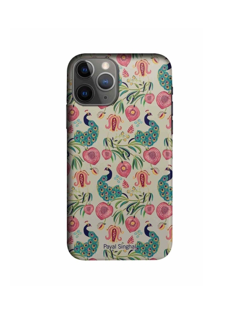 

CelfieDesign Payal Singhal Anaar and Mor Beige iPhone 11 Pro Max Slim Back Case