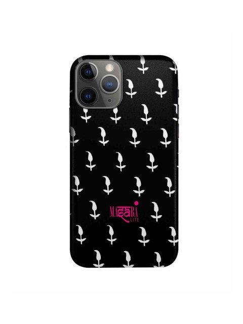 

CelfieDesign Black & White Masaba Leaf Motif Print iPhone 11 Pro Max Back Case