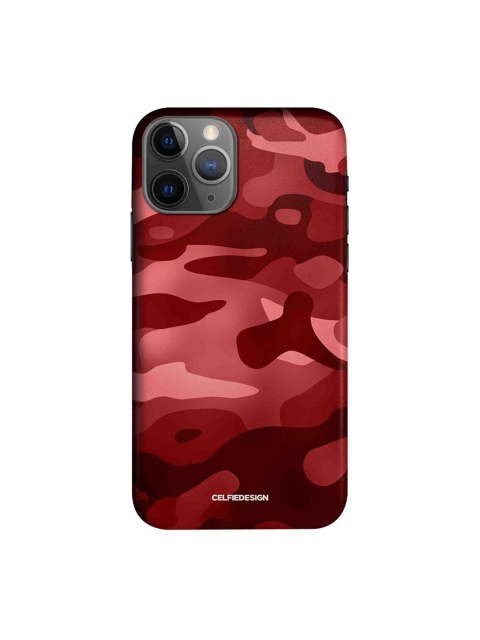 

CelfieDesign iPhone 11 Pro Max Camo Indian Red Printed Back case, Multi