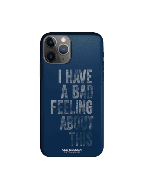 

CelfieDesign Blue Typography Printed iPhone 11 Pro Max Slim Case