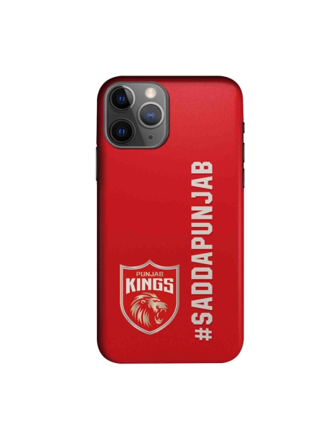 

CelfieDesign Punjab Kings Printed iPhone 11 Pro Max Slim Back Case, Red