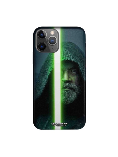 

CelfieDesign Multicoloured Light Saber Green - iPhone 11 Pro Max Slim Back Case, Multi