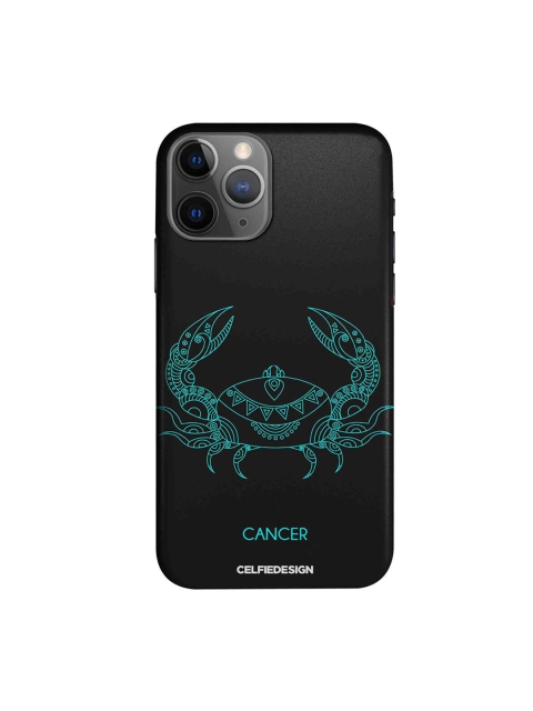 

CelfieDesign Black & Teal Green Cancer Slim Back Case for iPhone 11 Pro Max