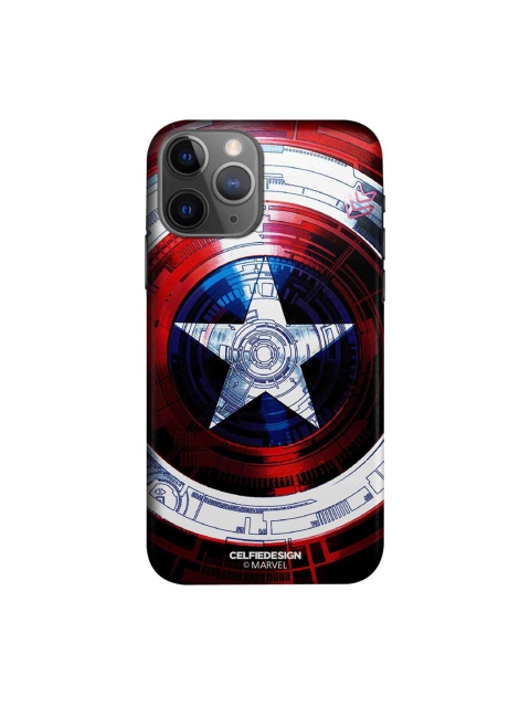 

CelfieDesign Red & Blue Captain America Shield Slim Back Case for iPhone 11 Pro Max
