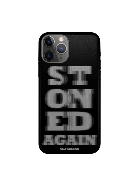

CelfieDesign Black & White Stoned Again Printed iPhone 11 Pro Max Slim Back Case