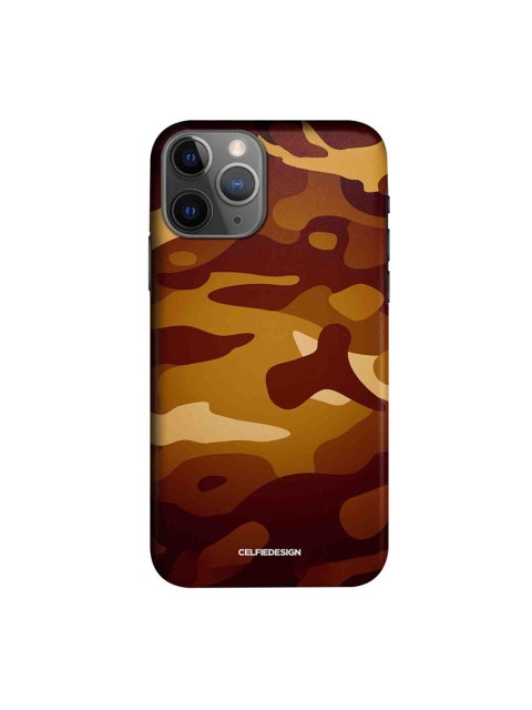 

CelfieDesign Maroon & Brown Printed iPhone 11 Pro Max Slim Case