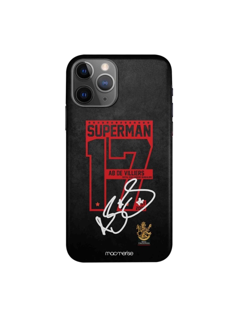 

CelfieDesign Black & Red Superman Autograph Slim Back Case for iPhone 11 Pro Max