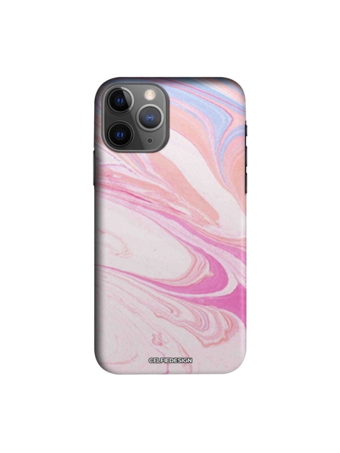 

CelfieDesign Multicoloured Marble Petal Pink Print iPhone 11 Pro Max Back Case, Multi