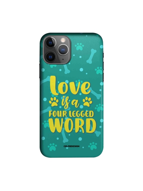 

CelfieDesign Green Love Is A Four Legged Word Printed Slim Case For iPhone 11 Pro Max