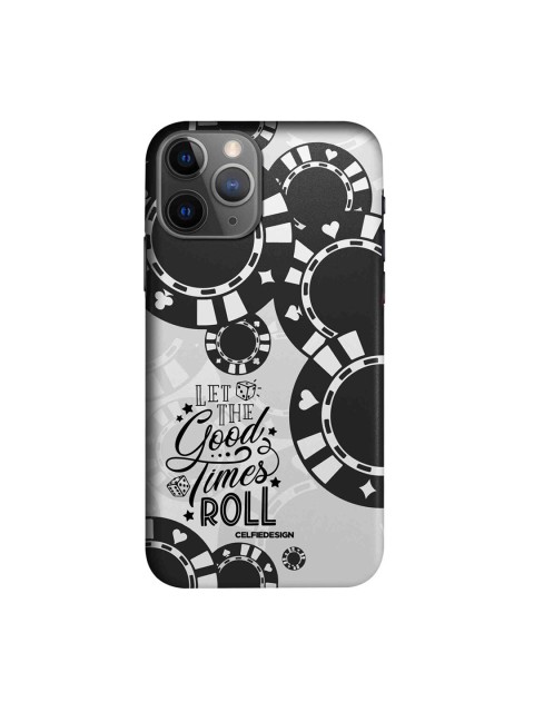 

CelfieDesign Grey & Black Printed iPhone 11 Pro Max Slim Case