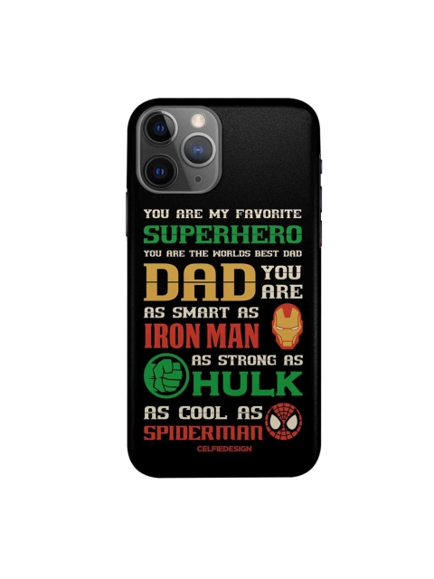 

CelfieDesign Printed iPhone 11 Pro Max Slim Back Case, Multi