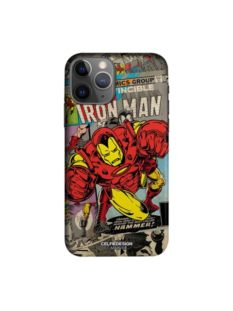 

CelfieDesign Red & Yellow Comic Ironman Slim Back Case for iPhone 11 Pro Max
