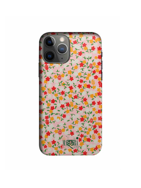 

CelfieDesign Multicoloured Masaba Dense Floral Printed iPhone 11 Pro Max Slim Back Case, Multi