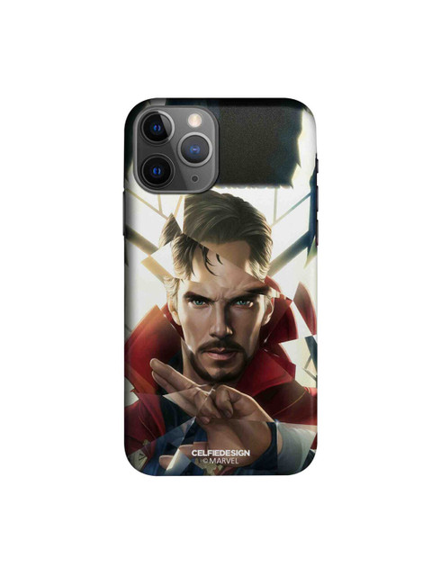 

CelfieDesign Brown & Red Doctor Strange Geometric Printed iPhone 11 Pro Max Slim Back Case