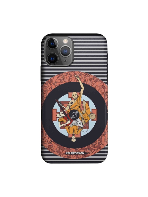 

CelfieDesign Multicolored Rock Baba Stripes iPhone 11 Pro Max Slim Back Case, Multi
