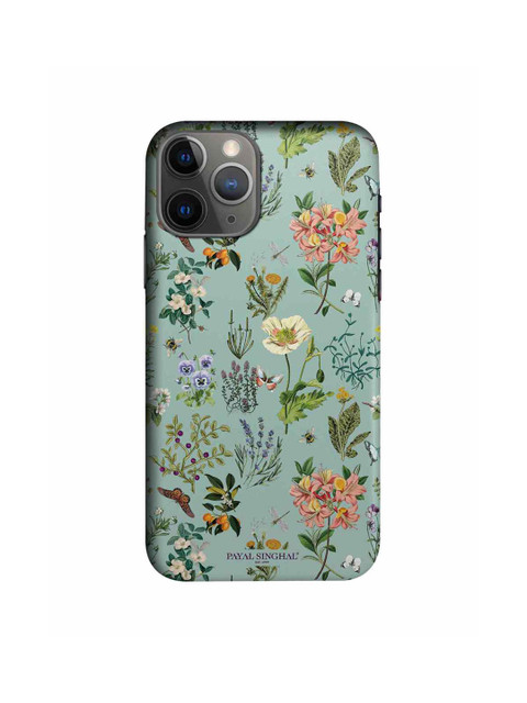 

CelfieDesign Turquoise Blue Payal Singhal Titli Aqua Slim Back Case for iPhone 11 Pro Max