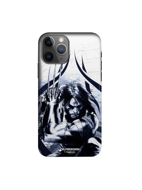 

CelfieDesign White & Black Lethal Logan - iPhone 11 Pro Max Slim Back Case