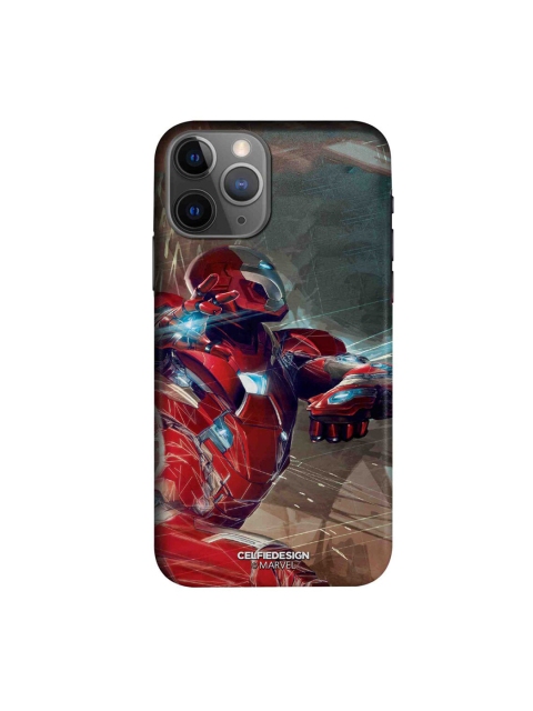 

CelfieDesign Multicoloured Ironman Attack Print iPhone 11 Pro Max Back Case, Multi