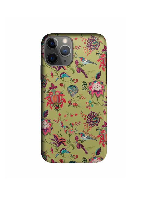 

CelfieDesign Olive Green Payal Singhal Chidiya Olive Slim Back Case for iPhone 11 Pro Max